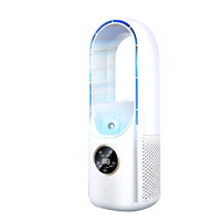 Bonuze Bladloze Ventilator met Luchtbevochtiger en LED-Display